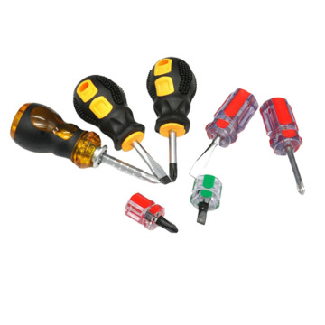 Customized Short Distance Screwdriver Set - CR-V Phillips and Slotted Mini Screwdrivers