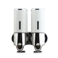 Wall Hung Chrome Hand Washing Double Soap Dispenser