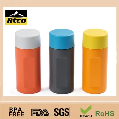 sports nutrition muscle powder package bottle with TPR cap and HDPE bottle
