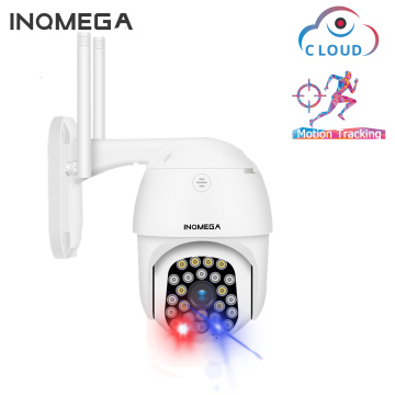 INQMEGA 1080P Cloud Wifi Camera 2MP PTZ Speed Dom Waterproof Full Color CCTV Security Surveillance IP Camera 4X Digital Zoom