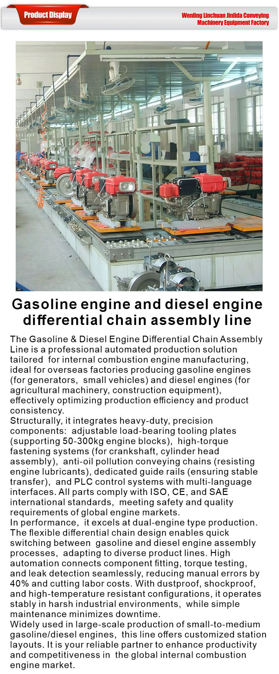 Differential chain production line-xiangqing1-JLD008