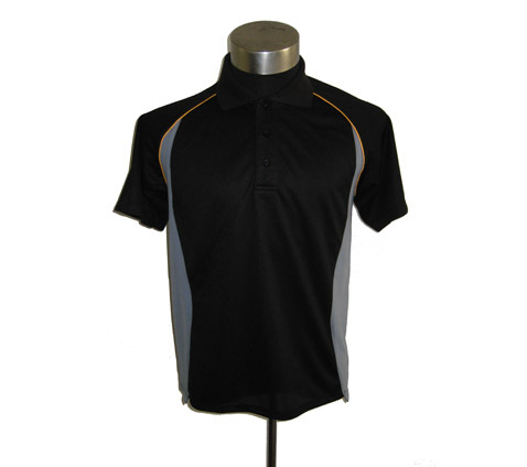 Girls' polyester/spandex coolmax short sleeve custome golf shirt