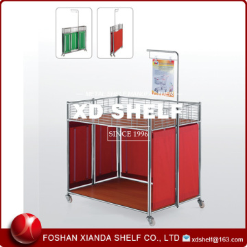 Used Supermarket Stainless Steel Promotion Cart