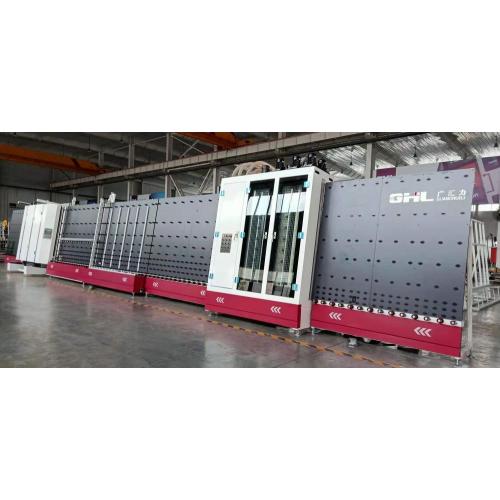 Flat press insulating glass machine