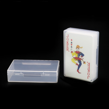 94x64x23mm Weisheng Playing Cards PP Storage Cases Transparent Plastic Box One Deck Playing Cards Packing Case