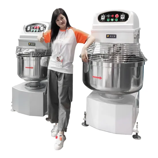 High Quality Commercial Baking Machine Dough Mixer Double Motor Double Speed Spiral Dough Mixer for Bakery Shop From Zbx Factory