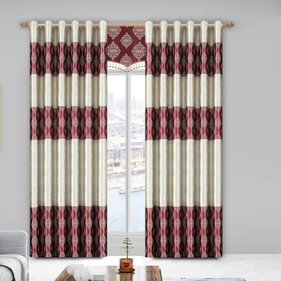 High-end Wholesale Turkish Jacquard Curtains for Living Room Décor