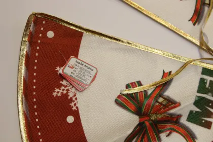 Decorative Handicraft Tree Skirt for Holiday Party