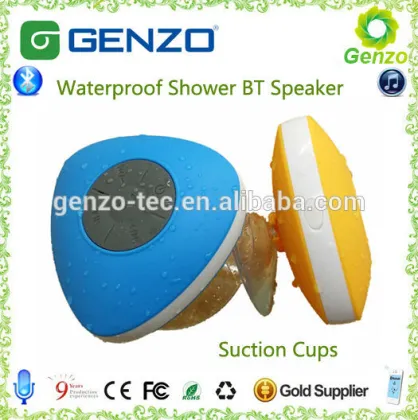 Hot sale Triangle shape Sucking Mini Waterproof Bluetooth Speaker