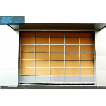 See-through garage door