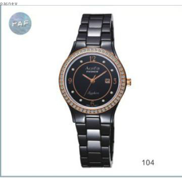 VA1050LSS Ceramic Watch