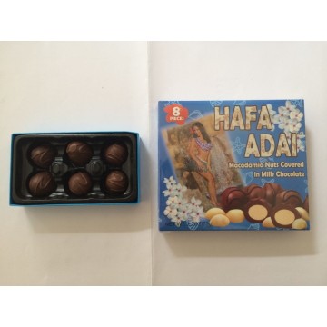 Hafa Adai 6pc packing macadamia nuts milk chocolate candy