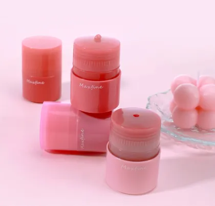 Korean Cosmetics: Colored Lip Balm Lip Gloss for Moisturizing and Portable Lip Care
