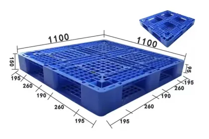 1350x1000x170mm Skid Plastic Pallet Wholesale Plastic Pallet