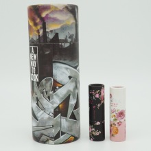 Liquid Glass Perfume Bottle Paper Tube Packaging