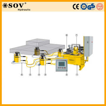 Synchronous Lifting and Jacking 8 Lifting Points Synchronous Lifting System