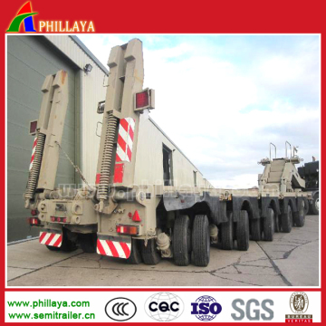Hydraulic Loading Heavy Duty Low Bed Semi Trailer
