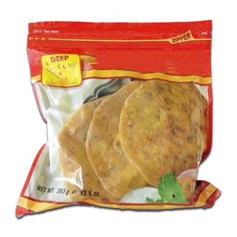 China supplier food grade deep frozen fried food packaging bag with zipper