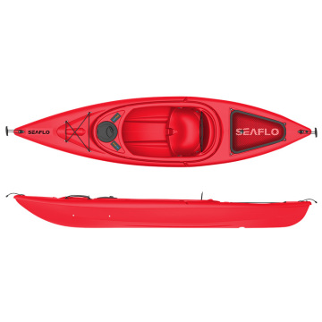 SEAFLO Professional Recreational Ocean Kayak with Foot Pedals - Affordable HDPE Sit-in Kayak