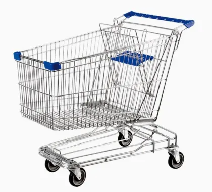 Asian Type Supermarket Shopping Trolley