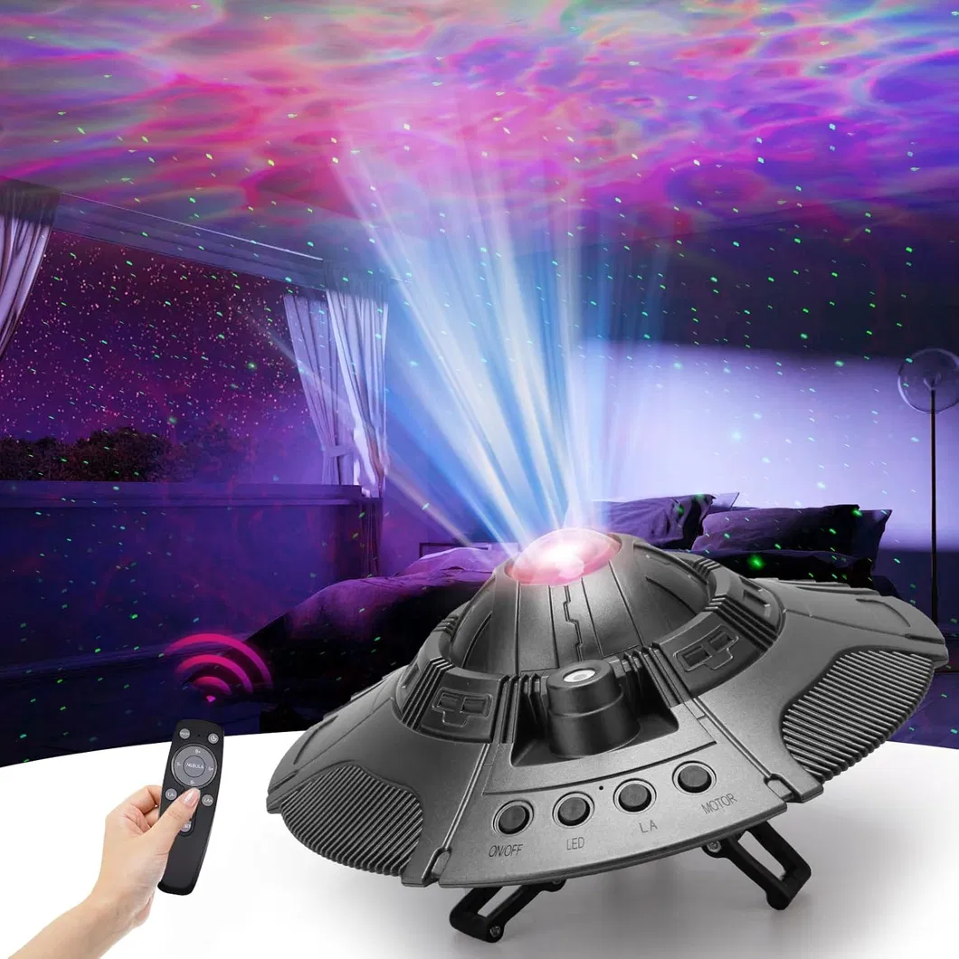 Proyector de universo Stargaze con lámpara de efecto de nebulosa giratoria de 360 ​​°