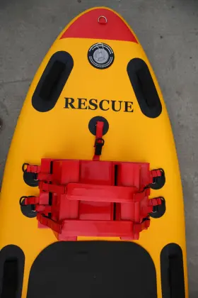 Emergency Inflatable Surfboard for Water Rescue