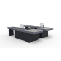 L Shape Check Counter for Supermarket