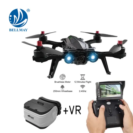 2.4GHz 6-axis gyroscope 4CH 4-in-1 8A ESC RC Drone Helicopter with the super bright LED lights