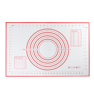 Custom Kitchen Non-Stick Silicone Baking Mat for Pizza Dough and Pastry