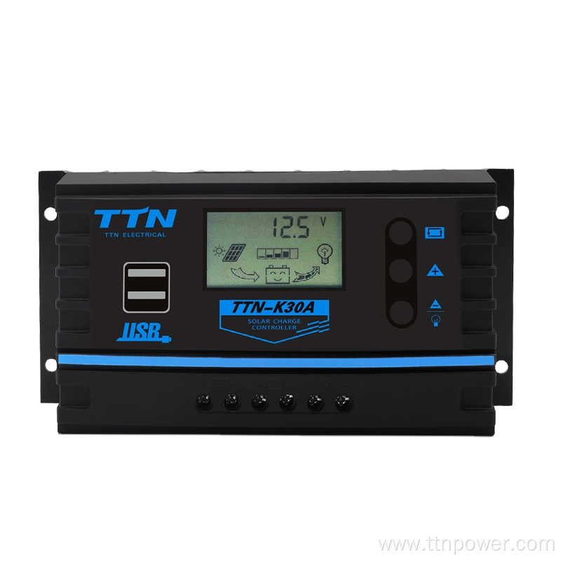 TTN-K10A 12V/24V PWM Solar Charge Controller