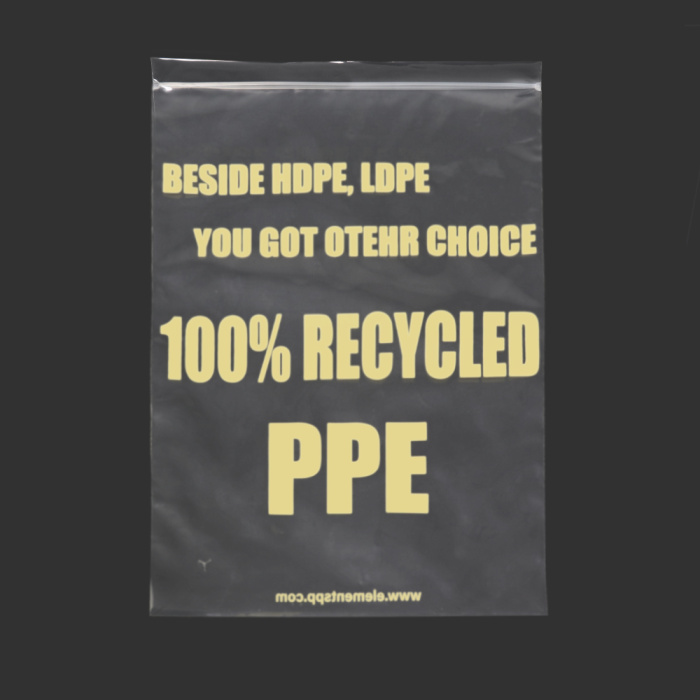 لوگوی چاپ شده کیسه های بسته بندی لباس بازیافتی جهانی