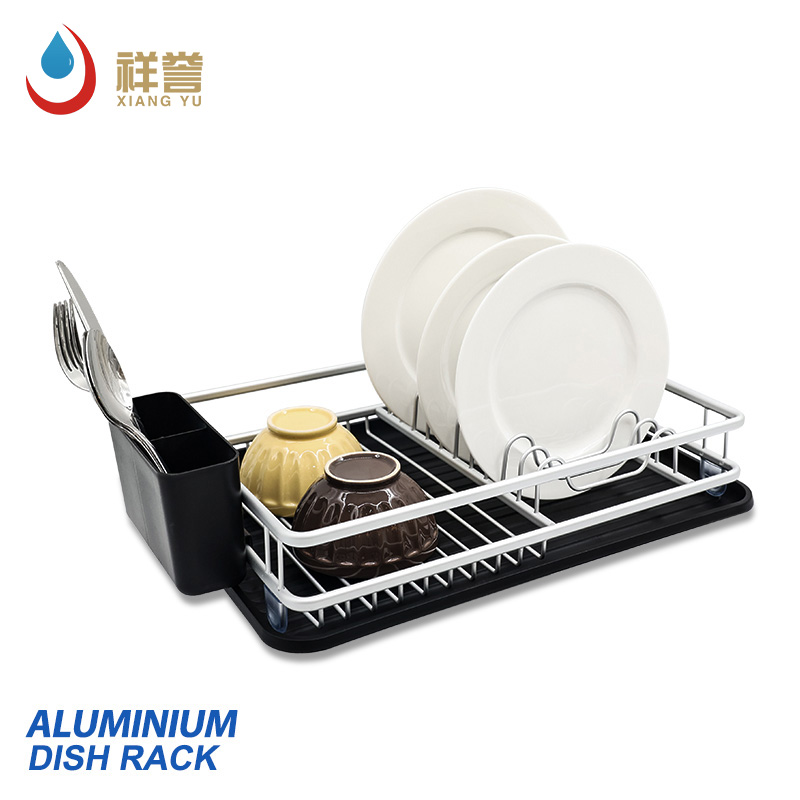 aluminum kitchen dish rack