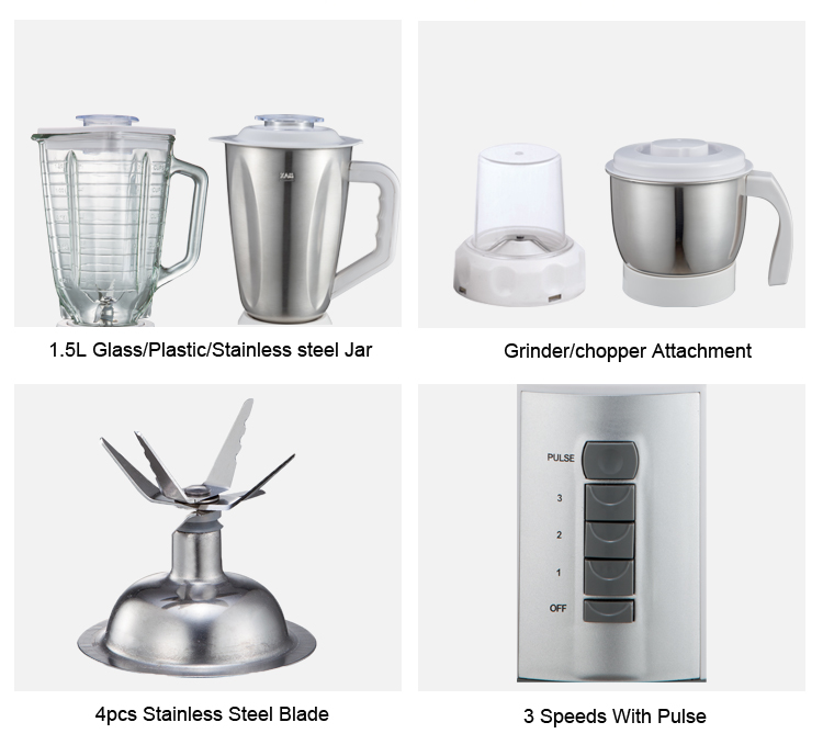 Home Juice Blender With Chopper And Grinder