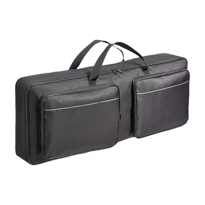 Waterproof Digital Piano Keyboard Cover - 61-Key Padded Bag