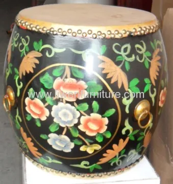 Antique Drum Reproduction Stool 