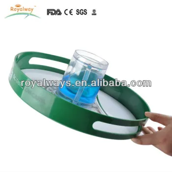 Food grade cheap plastic anti-slip serving tray
