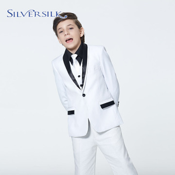 British Shawl Collar Jacket Pants White Blazer Set