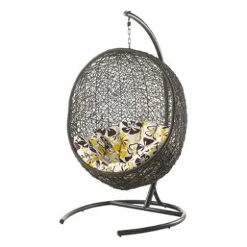 Rattan Swing Chair with Stainless Steel