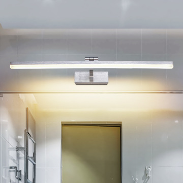 Matte Black Wall-Mounted LED Bathroom Lamp for Hotels