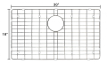 30x18inch langlebige Beine abtropfen Gitter