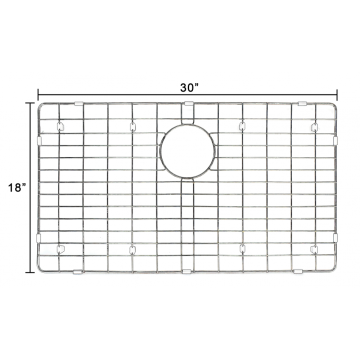 Stainless steel draining rack grid with legs