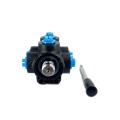 6 Njia ya Hydraulic Diverter Valve, DF 6, 60 L/min, G 3/8 ", Kituo kilichofungwa