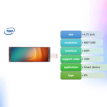 1280*480 LVDS LCD Display Module with CTP Touch for Vehicle