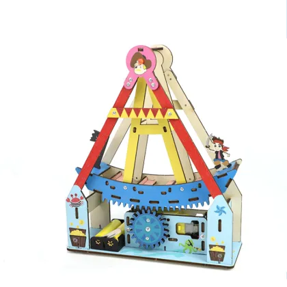 GoldMoc Viking Longship Building Blocks - Viking Pirate Ship Toy Boat Ship Model Educational Kids Toy