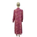 Pink Floral Print Max Shirtdress