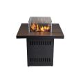 Modern Fire Table Gas Heating Square Table Supplier