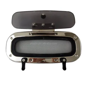 316L Stainless Steel Rectangular Marine Porthole Cover for Boat Decoration