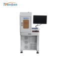 Fiber laser marking machine with computor and desk