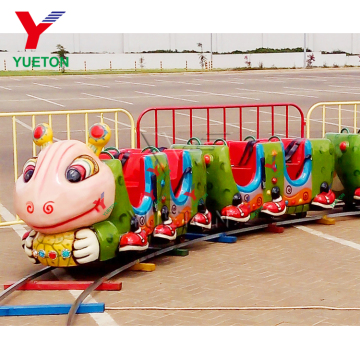 Theme Park Amusement Rides Customized 16 Seats Kids Mini Electric Animal Ant Track Train For Sale