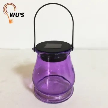 China Supply solar hanging glass ball light decorative solar lights for outdoors